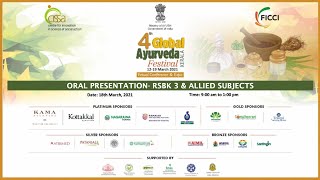 Global Ayurveda Festival - RSBK 3 & allied subjects