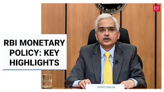 RBI monetary policy: From Repo rate to inflation and growth forecast, what all Shaktikanta Das said