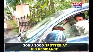 SONU SOOD SPOTTED  AT HIS RESIDANCE