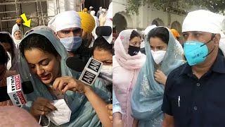 Kangana Ranaut visits Golden Temple for the first time, After Testing Negative