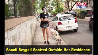 Sonail Seygall Spotted Outside Her Residence