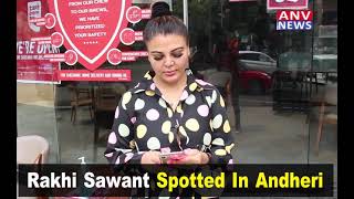 Rakhi Sawant Spotted In Andheri
