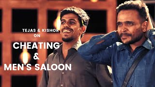 Cheating & Men's Saloon | Marathi Standup Comedy By Tejas & Kishor | Cafe Marathi