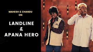 LANDLINE & APNA HERO | Standup Comedy By Mahesh & Chandu | Cafe Marathi