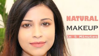 Everyday Natural Makeup Look In 5 Minutes With 6 Products