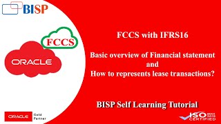 Oracle FCCS IFRS16 | FCCS Supplemental Data Management | Oracle IFRS16 | BISP FCCS