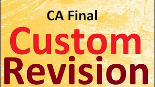 CA Final Custom Revision May 21 Exam || Abhinav Jha CA CS ||  DT AND IDT Videos ||