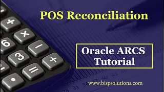 Oracle ARCS POS to BANK Reconciliation | Oracle ARCS Tutorial | Oracle Account Reconciliation Cloud