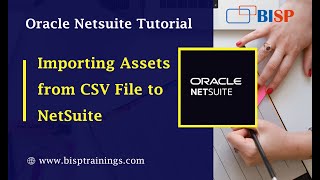 Importing Assets from CSV File to NetSuite