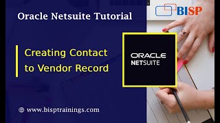 How to Create New Contact in Vendor Record in NetSuite | NetSuite Vendor | NetSuite Training