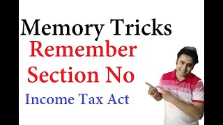 Memory Tricks II Remember Section number of Income Tax Act 1961 II CA CS CMA II Jha Sir