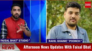 Afternoon News Updates With Faisal Bhat
