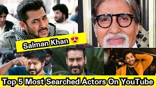 Top 5 Most Searched Indian Actors On YouTube In Last 12 Months