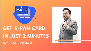 Free PAN Card in 2 Minutes. Learn how to apply online for PAN.