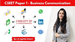 Introducing the Concept of E-Correspondence for CSEET by CA Agrika Khatri