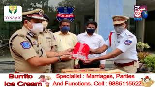 Police Ko Mili Hero Motors Ki Taraf Se Face Shields | Rachakonda | SACH NEWS |