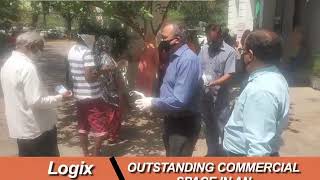 मेरठ : इलहाबाद-इंडियन बैंक ने बांटे मास्क