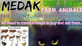 Medak :- Buy & Sale Farm Animals ♧ Cow, Buffalo, Sheeps - घर बैठें गाय भैंस खरीदें बेचें..