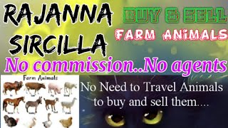 Rajanna Sircilla :- Buy & Sale Farm Animals ♧ Cow - घर बैठें गाय भैंस खरीदें बेचें..
