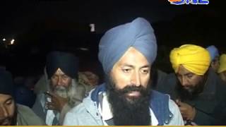 farmers protest at midnight in punjab's mukerian district | highway jammed
