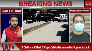 2 Civilians Killed, 2 Cops Critically Injured In Sopore Attack