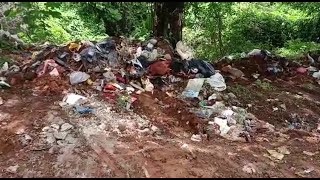 After numerous request to people not to throw garbage along the road side near GVMs college...