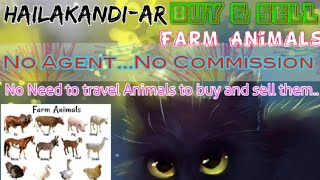 Hailakandi :- Buy & Sale Farm Animals ♧ Cow, Buffalo, Sheeps - घर बैठें गाय भैंस खरीदें बेचें..