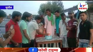 राघोपुर में छात्र राजद के कार्यकर्ताओं ने मनाया राजद सुप्रीमो लालू प्रसाद यादव का जन्मदिन,दी बधाई