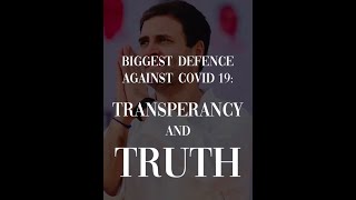 The single biggest defence against COVID is transparency & truth