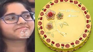 dubai girl donates her golden cake to kerala flood