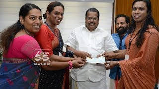 Financial support by transgenders to Kerala floods victims