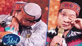 Behtarin Performance Ke Baad Papa Ko Lipatkar Rone Lage Pawandeep | Indian Idol 12