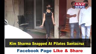 Kim Sharma snapped at Pilates Santacruz