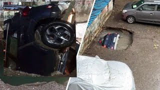 मुंबई: कुएं में डूबी कार ऐसे निकाली गई, देखे रेस्क्यू , समा गई थी पूरी की पूरी कार | Mumbai News