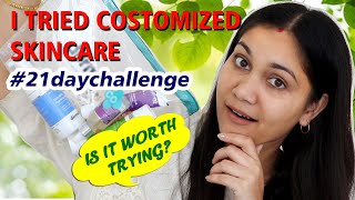 I tried TheDermaco Customized skincare | #21daychallenge | Nidhi Katiyar
