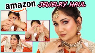 Huge Amazon Jewelry Haul  | Affordable Jewelry Haul| Nidhi Katiyar