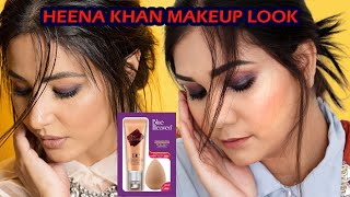Hina Khan Inspired Makeup Look | Soft smoky Eyes for beginners | Blue Heaven | Nidhi Katiyar