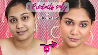 Summer Fun Makeup with Pop of Pink Using Just 5 Products & Tan removal skincare | Nidhi Katiyar