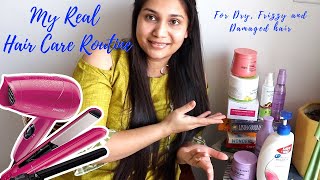 Sharing my REAL Hair Care Routine - Products & Tools for Dry, Frizzy & Damaged Hair | Nidhi Katiyar