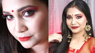 Red Makeup look | Beginners Makeup Tips & Tricks | Nidhi Katiyar | #ColorPhotoShootChallenge