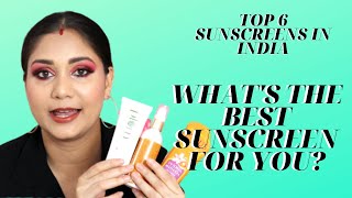 Top 6 Sunscreen for Summers in India for Oily, combination or Dry skin | Nidhi Katiyar