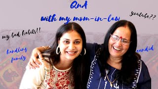 Meet My Mother-in-law | Special QnA with my Mother in Law - Mother's Day Special | Nidhi Katiyar