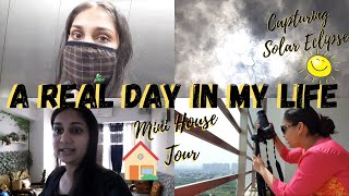 An Eventful Day in my Life : Solar Eclipse, Mini House Tour, Vitamin C Skincare | Nidhi Katiyar