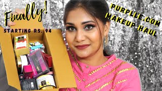 Affordable Makeup Haul | Finally! a Huge Purplle Makeup & Skincare Haul | Nidhi Katiyar