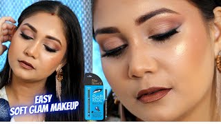 Easy Soft Glam Makeup Using Brown Tones & Slight Foxy Liner / Nidhi Katiyar