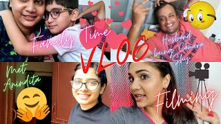 VLOG : Super Busy Day, Meeting Anindita & Chilling with family / Nidhi Katiyar