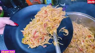 Lock-Down Cooking - Veg Chowmein Recipe | JSuper Kaur