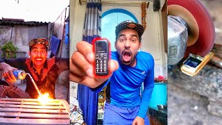 Destroying World’s Smallest Phone - Whats inside ????