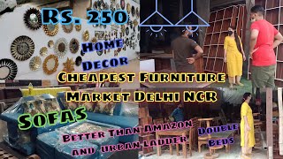 Vlog : Visit to the cheapest Furniture Market Delhi NCR / Buying New Furniture & Home Decor