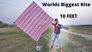 Making And Flying India’s Biggest Kite????  *10 feet*